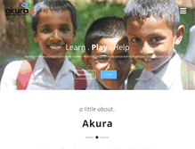 Tablet Screenshot of akura.org