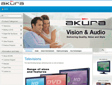 Tablet Screenshot of akura.com