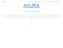 Tablet Screenshot of akura.co.za